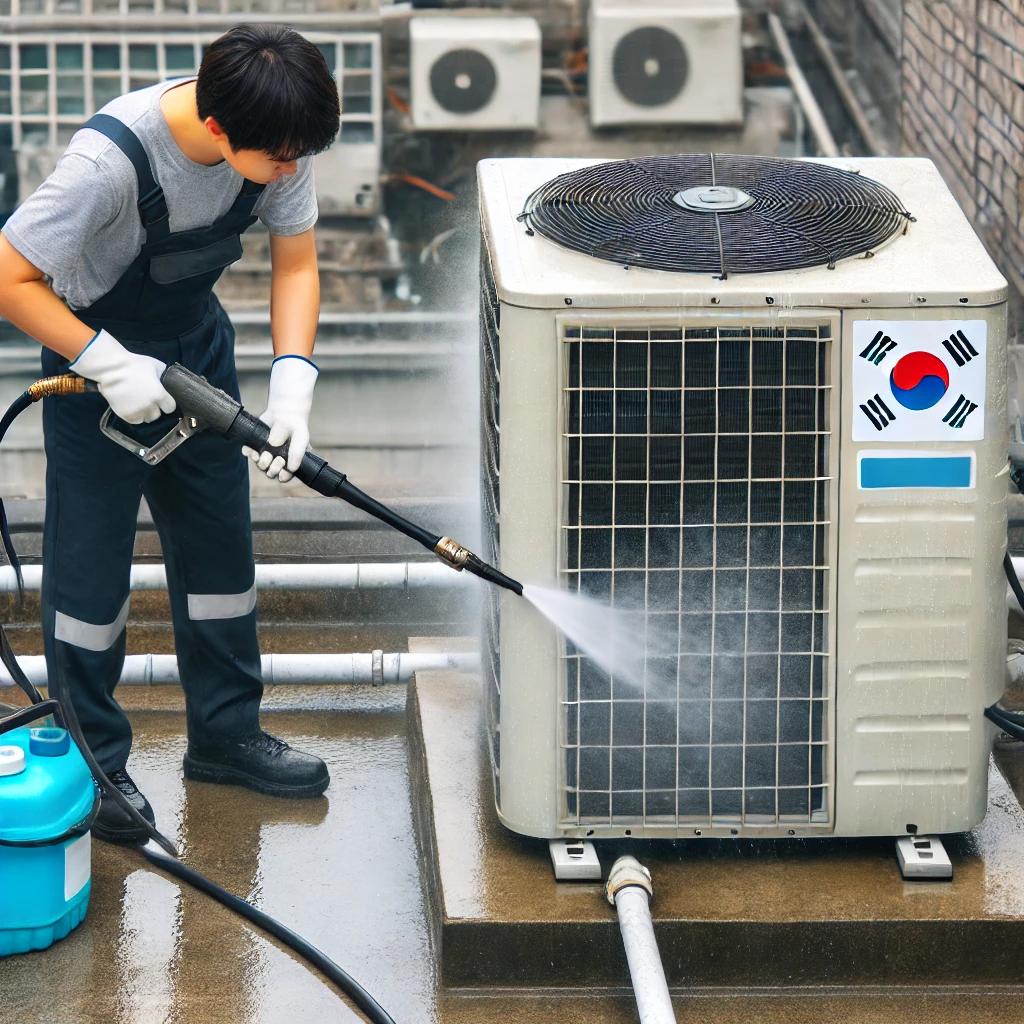 옥상 에어컨 외부 청소.jpg